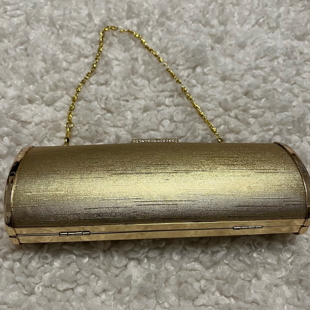 Gold bag 8 x3 1/2